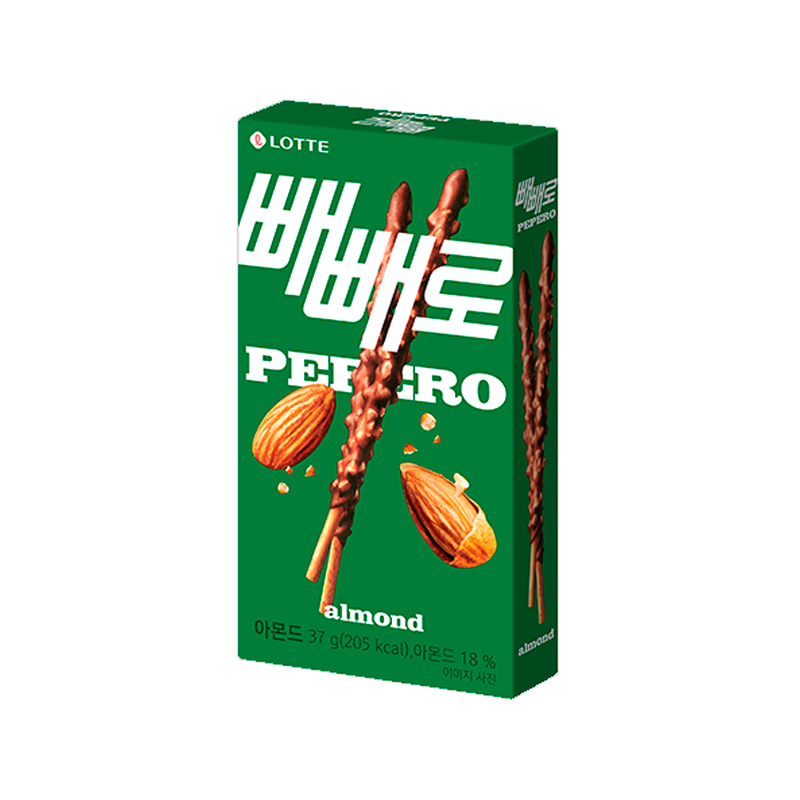 LOTTEWELLFOOD Pepero Almond 37g x 40