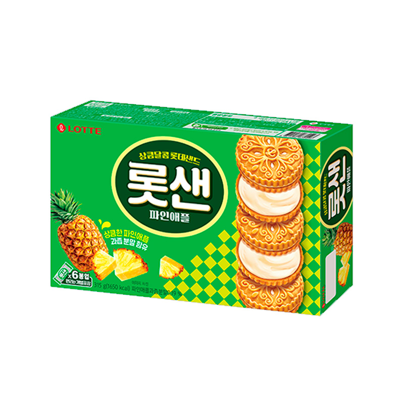 LOTTEWELLFOOD Sand Pineapple 315g x 12