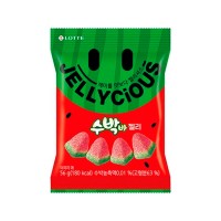 LOTTEWELLFOOD Jellycious Watermelon Bar Jelly 56g x 32