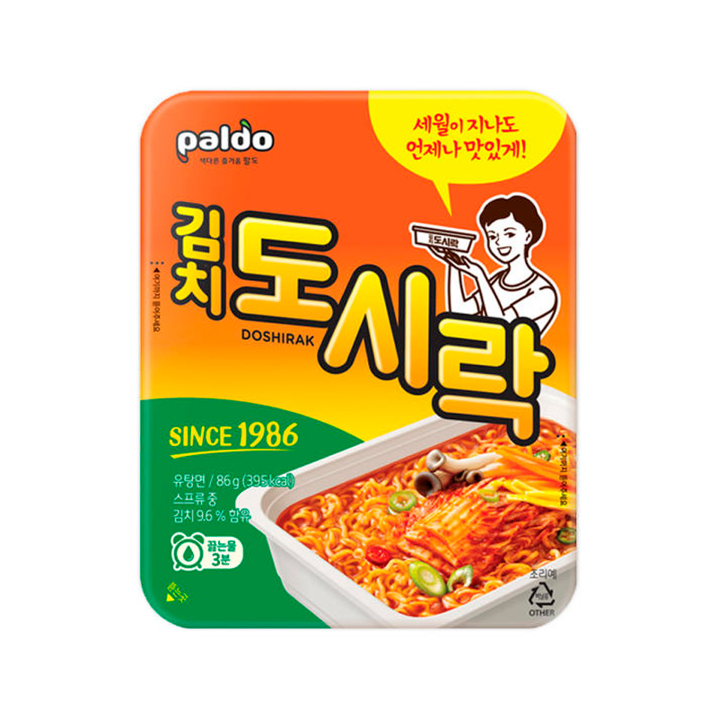 PALDO Lunch Box Kimchi Noodle 86g x 12