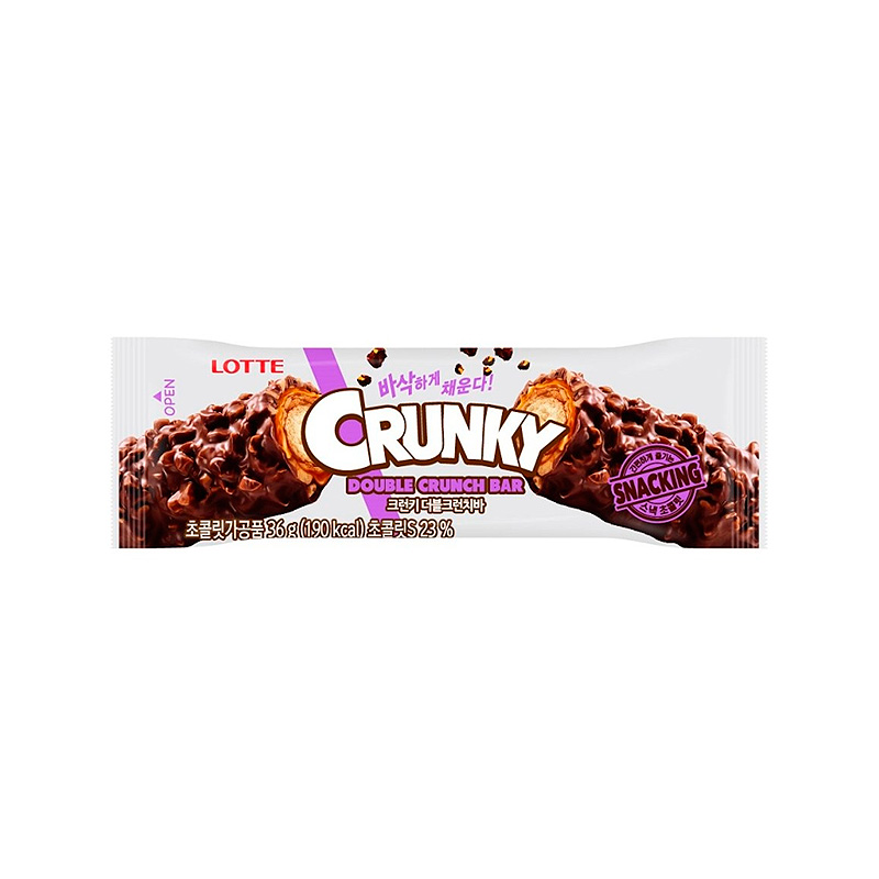 LOTTEWELLFOOD Crunky Double Crunch Bar 36g x 60