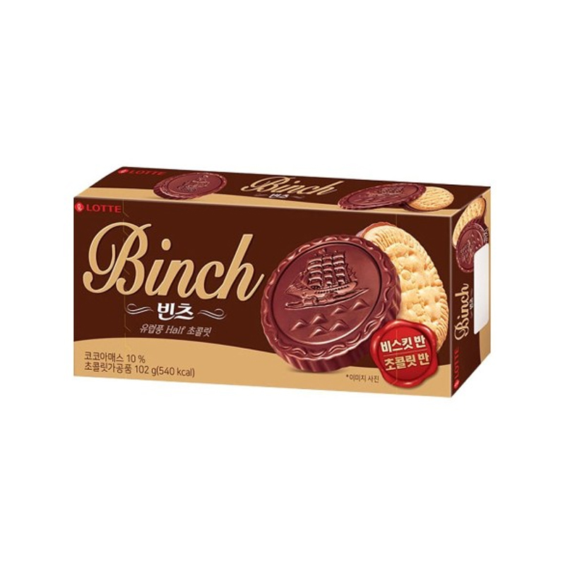 LOTTEWELLFOOD Binch Chocolate Cracker 102g x 20