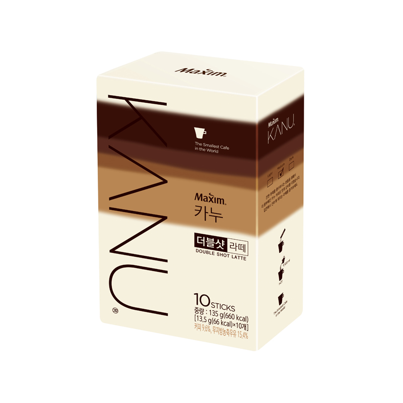 MAXIM Kanu Latte Double Shot 13.5g x 10p x 10