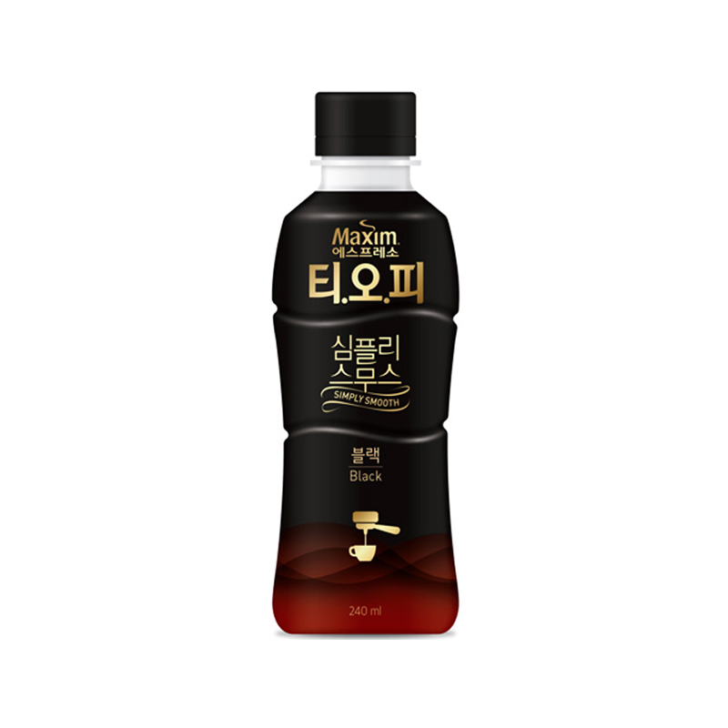 MAXIM TOP Simply Smooth Black Coffee 240ml x 20