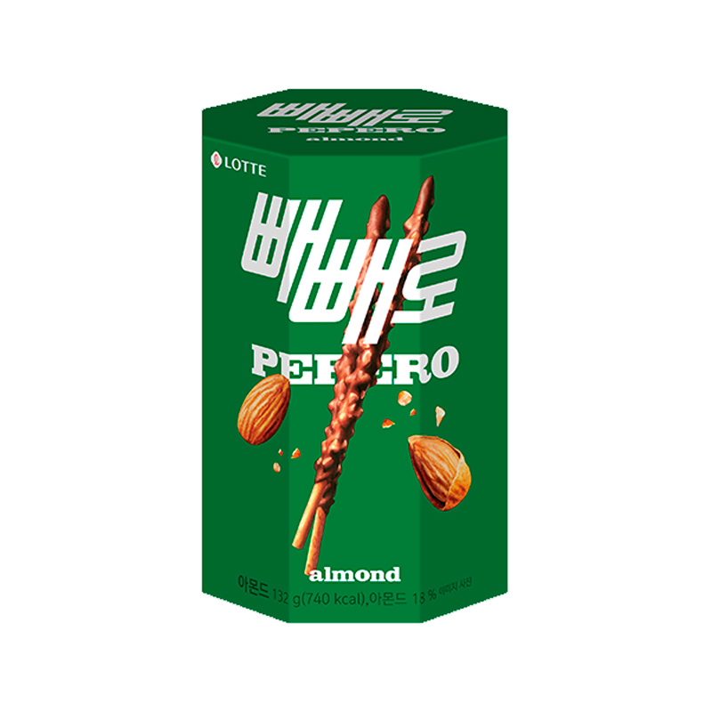LOTTEWELLFOOD Pepero Almond 132g x 9