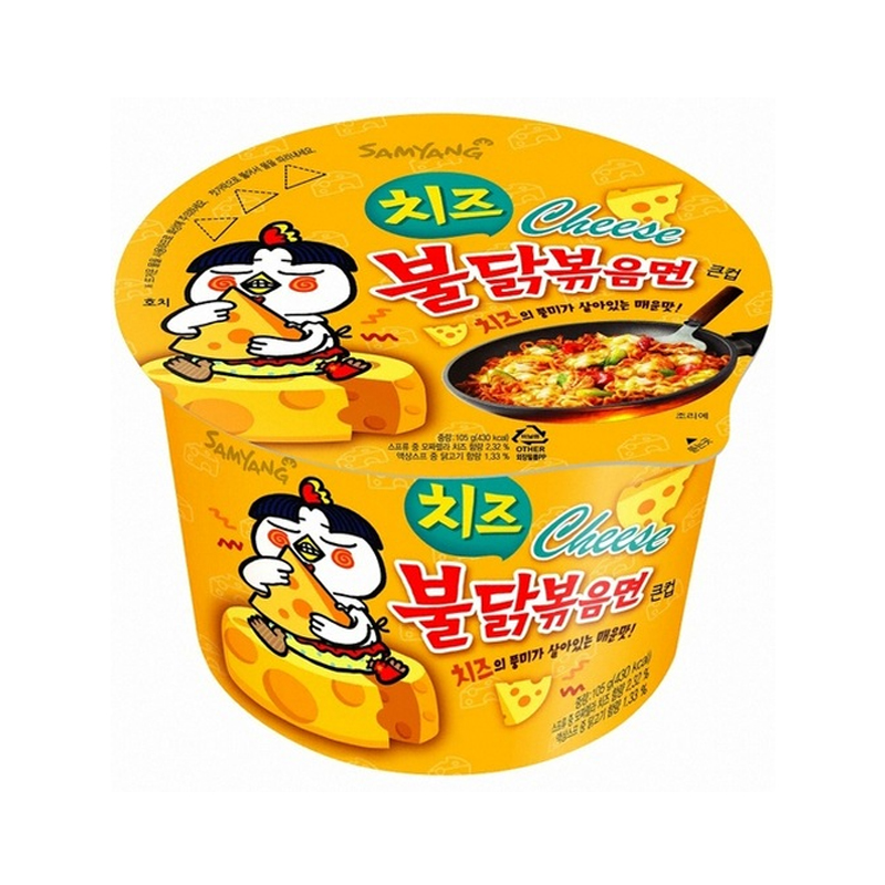SAMYANG Buldak Flavor Cheese Big Cup 105g x 16