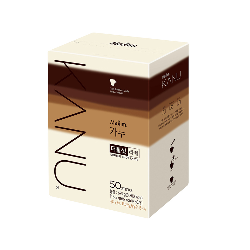 MAXIM Kanu Latte Double Shot 13.5g x 50p x 6