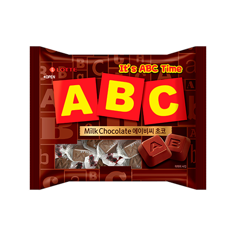 LOTTEWELLFOOD ABC Chocolate 187g x 8