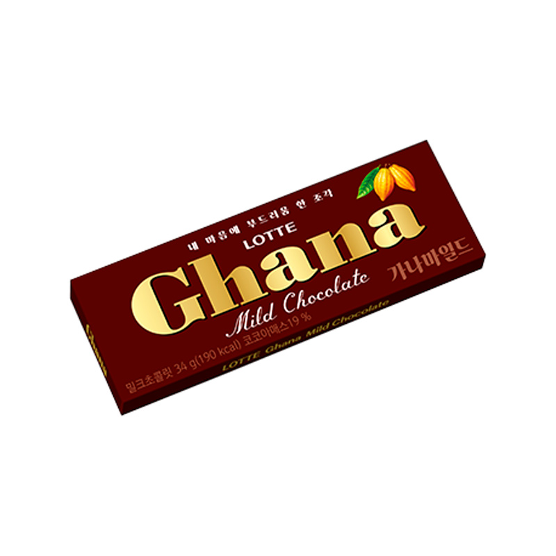 LOTTEWELLFOOD Ghana Chocolate Mild 34g x 120