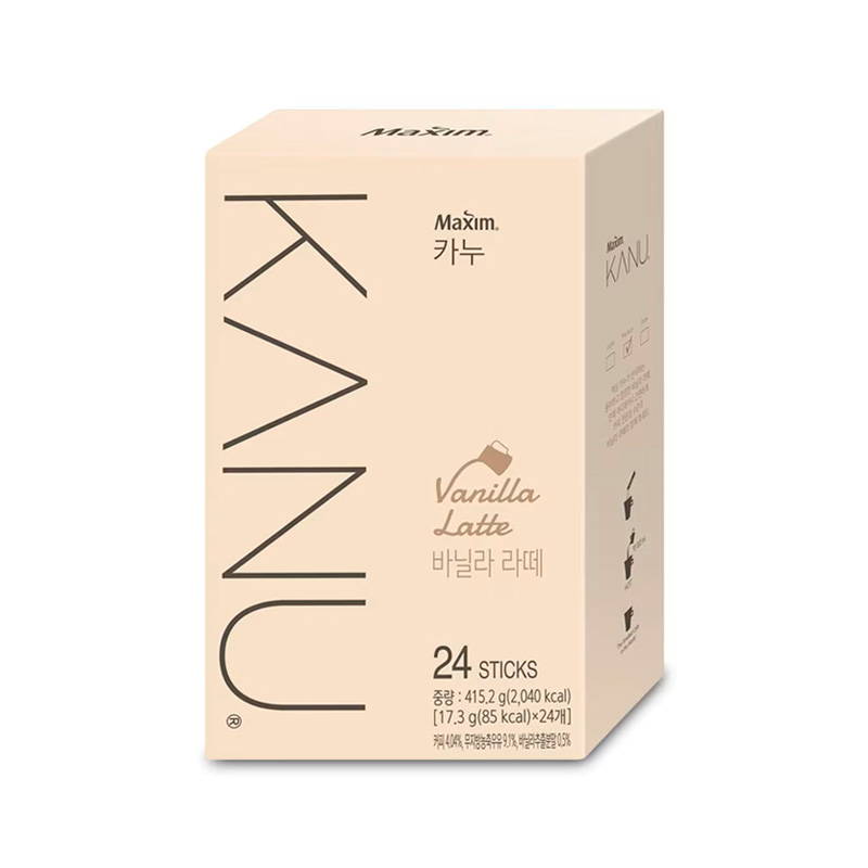 MAXIM Kanu Vanilla Latte 17.3g x 24p x 8