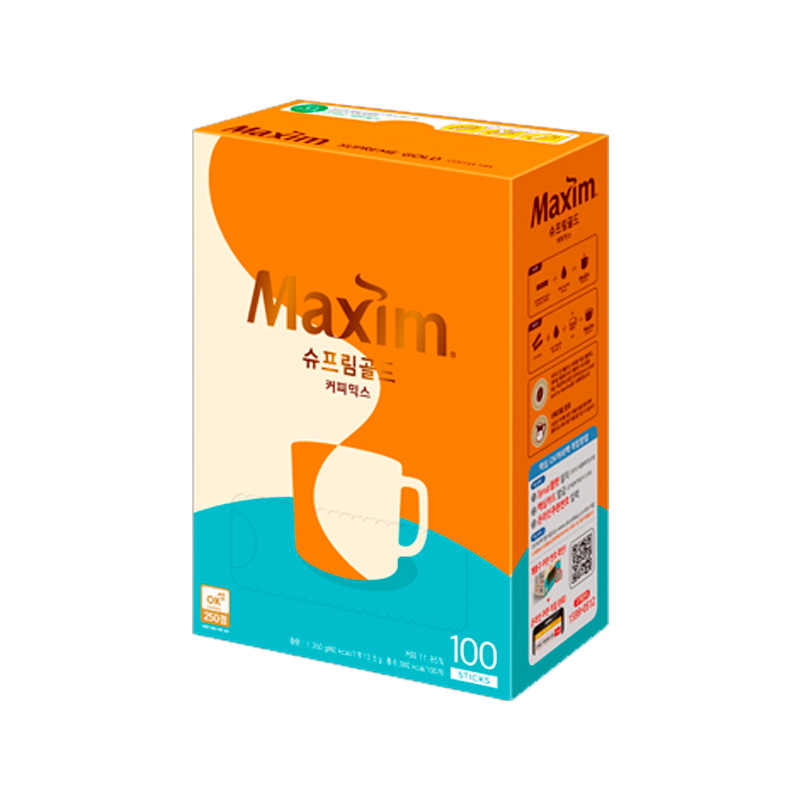 MAXIM Supreme Gold Coffee Mix 13.5g x 100p x 6