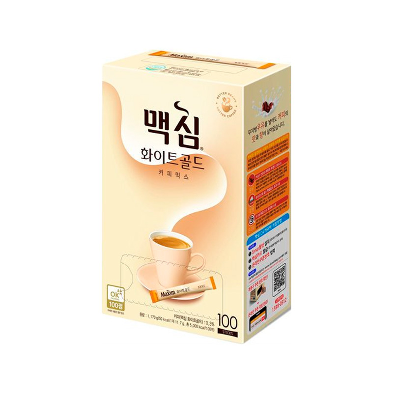 MAXIM White Gold Coffee Mix 11.7g x 100p x 8