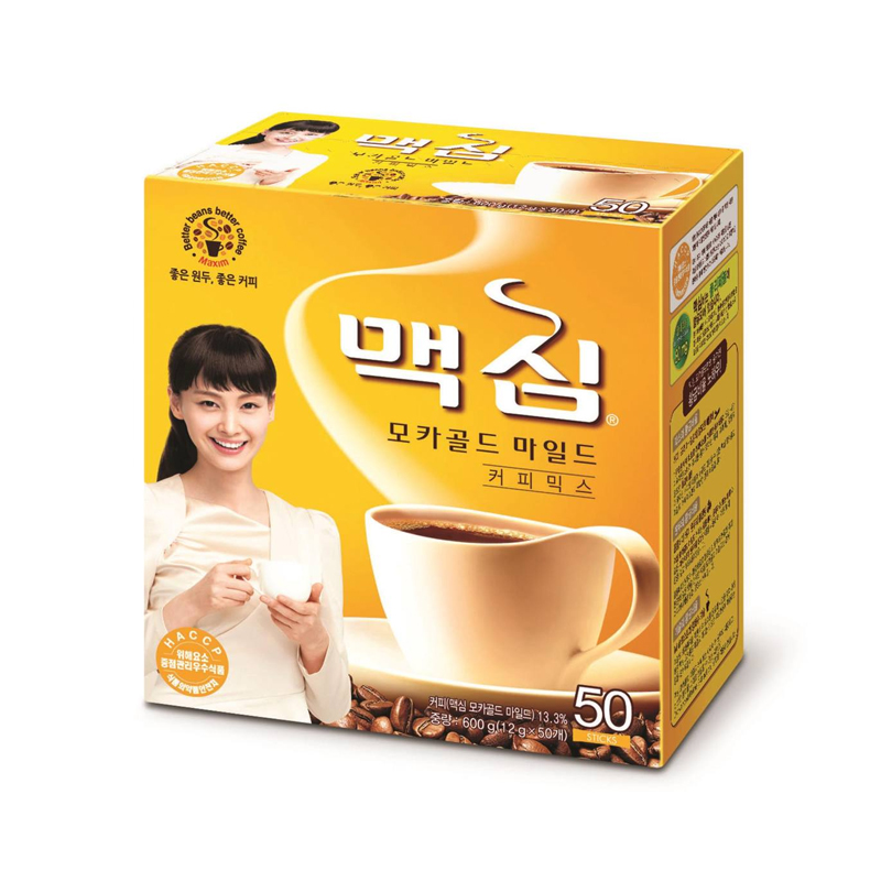 MAXIM Mocha Gold Mild Coffee Mix 12g x 50p x 18