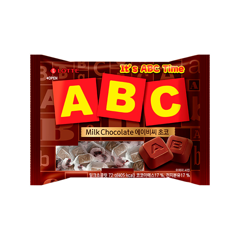 LOTTEWELLFOOD ABC Chocolate 72g x 20