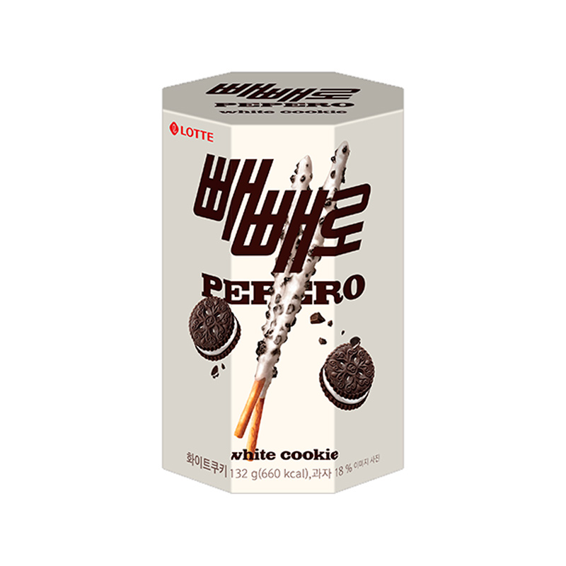 LOTTEWELLFOOD Pepero White Cookie 132g x 9