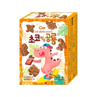 CW Dinosaur Shaped Choco Cookie 60g x 10
