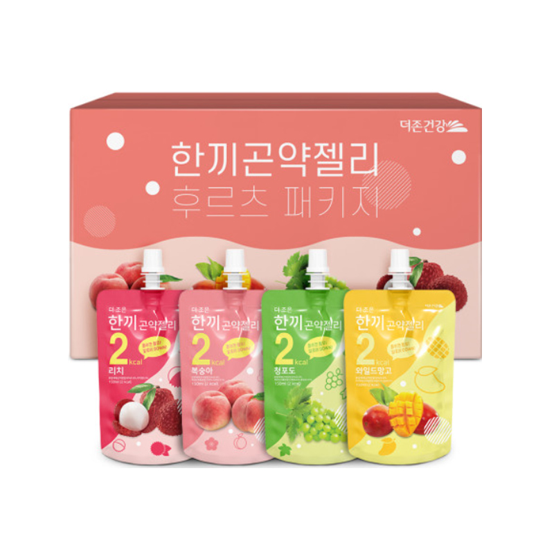 THEZOEN Fruits Package Konjac Jelly 150g x 28p x 4