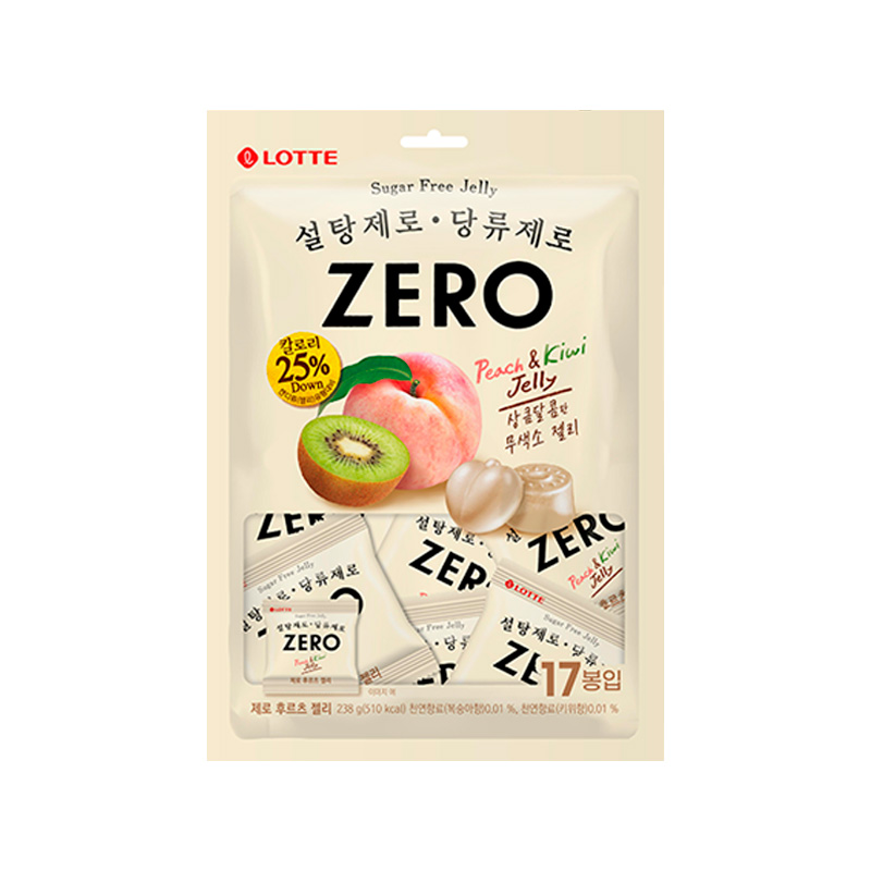 LOTTEWELLFOOD Zero Fruit Jelly 238g x 18