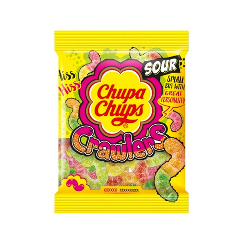 CHUPA CHUPS Sour Crawlers 60g x 80