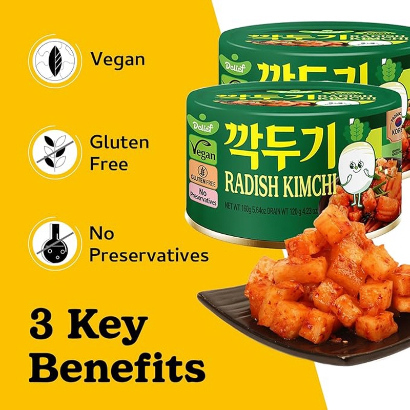 DELIEF Radish Kimchi 160g x 24