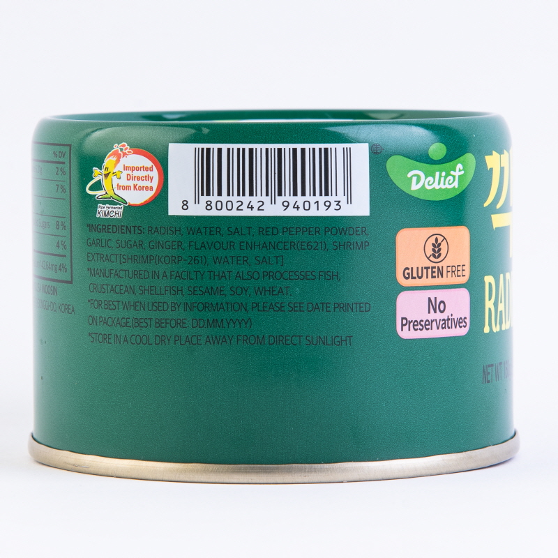 DELIEF Radish Kimchi 160g x 24