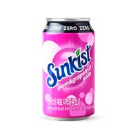 SUNKIST Zero Plum Grapefruit Soda 355ml x 24