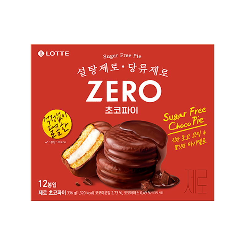 LOTTEWELLFOOD Zero Choco Pie 336g x 8