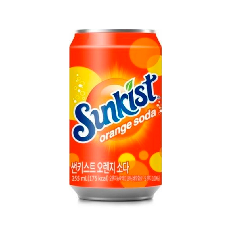 SUNKIST Orange Soda 355ml x 24