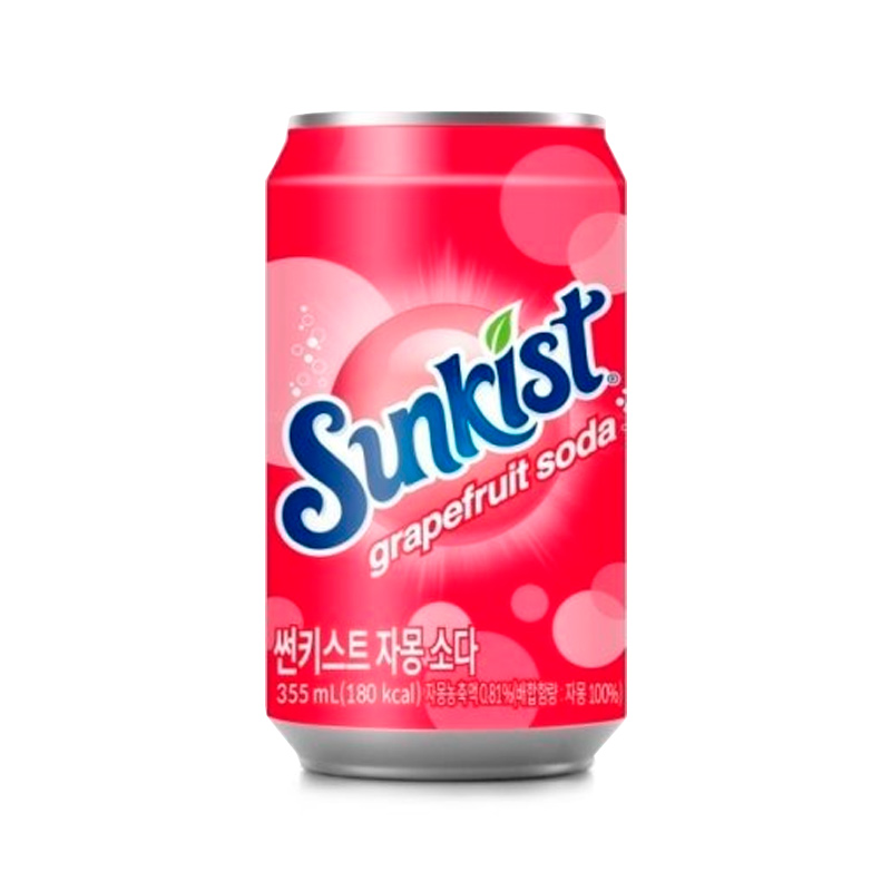 SUNKIST Grapefruit Soda 355ml x 24