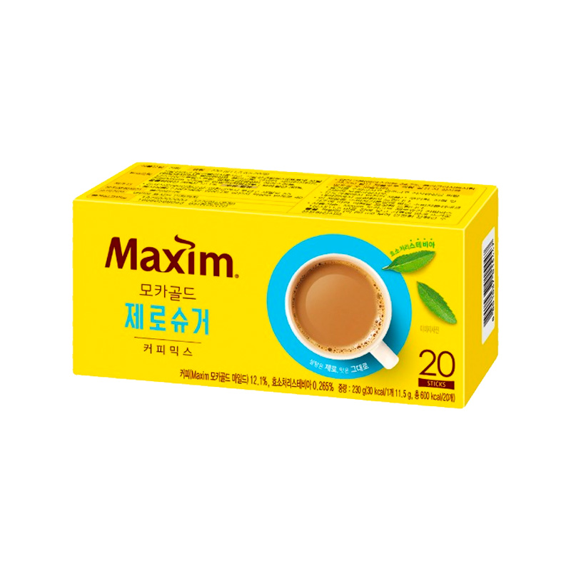 MAXIM Mocha Gold Zero Sugar Coffee Mix 11.5g x 20p x 24