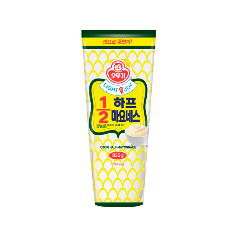 OTOKI LIGHT&JOY 1/2 Half Mayonnaise 835g x 12