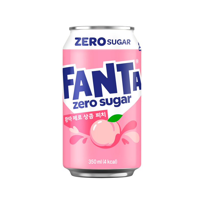 FANTA Zero Peach 350ml x 24