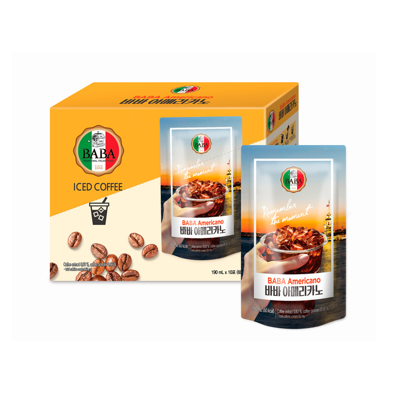 WOONGJIN Baba Americano Pouch (E) 190ml x 50
