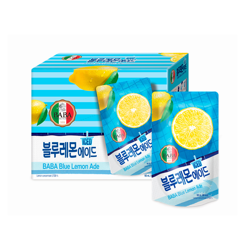 WOONGJIN Baba Bluelemon Ade Pouch (E) 190ml x 50