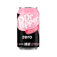 COCA COLA Dr. Pepper Zero Strawberry Cream Flavor 350ml x 24