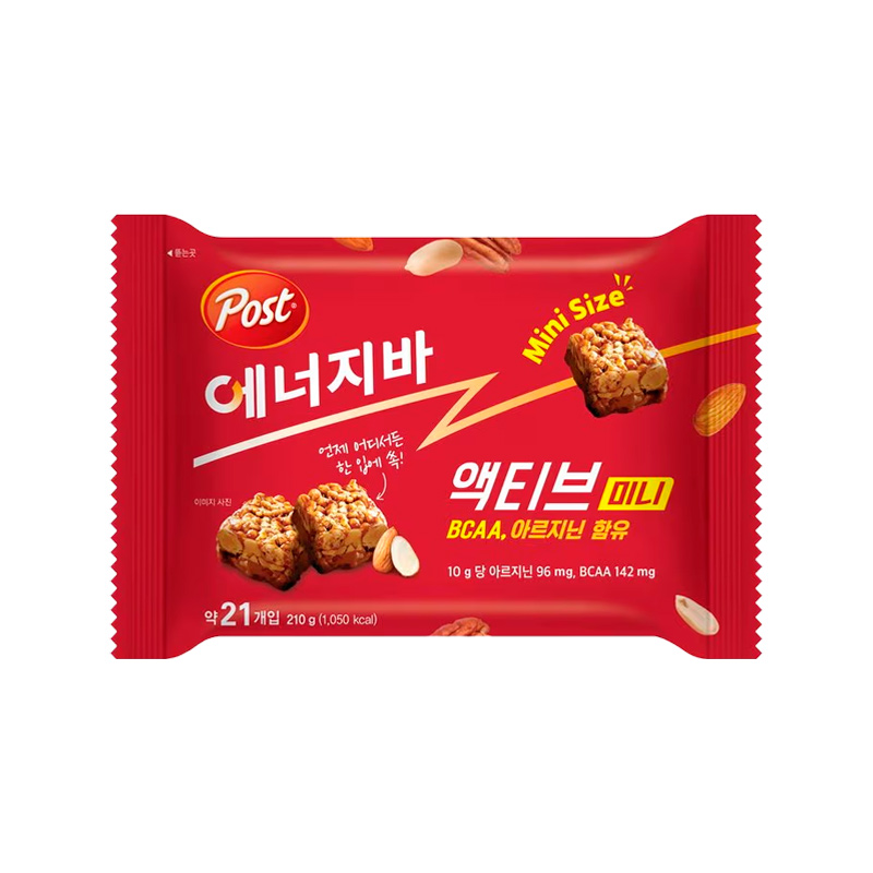 POST Energy Bar Active Mini 210g x 16