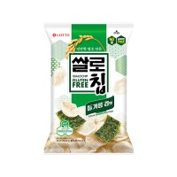 LOTTEWELLFOOD Ssalochip Savory Seaweed Rice Chips 100g x 12