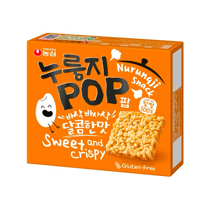 NONGSHIM Nurungji Snack Sweet and Crispy 142g x 16