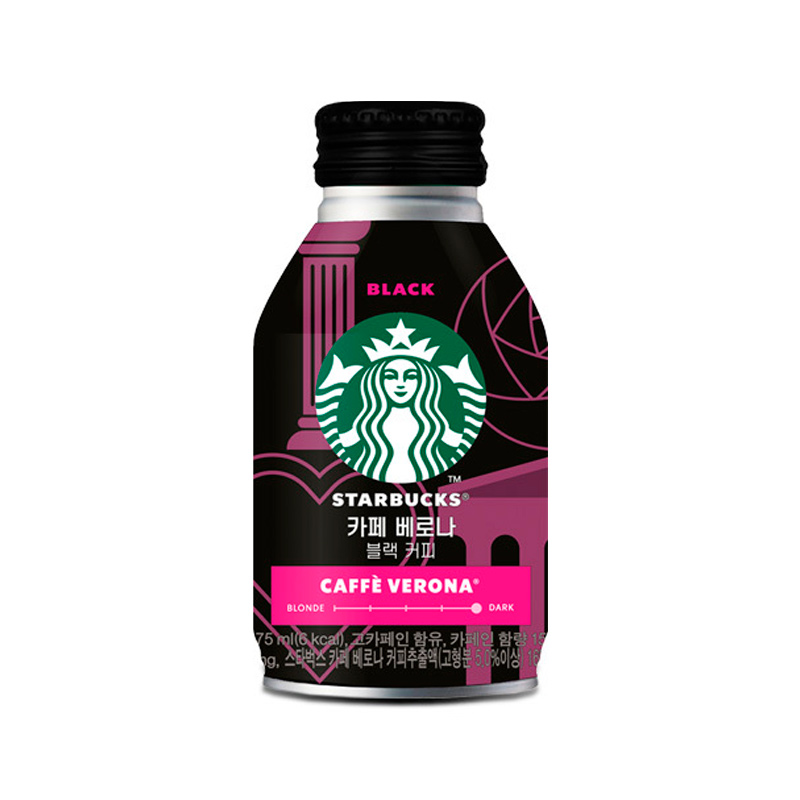 STARBUCKS Caffe Verona Black Coffee 275ml x 24