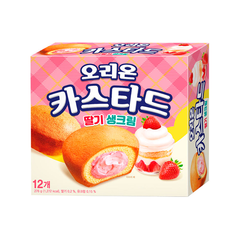 ORION Custard Pie Strwberry Cream 276g x 8