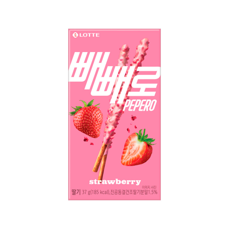 LOTTEWELLFOOD Pepero Strawberry 37g x 40